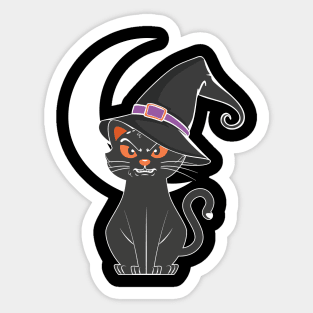 Halloween cat Sticker